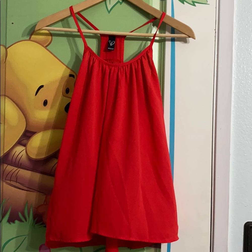 Red Windsor spaghetti strap